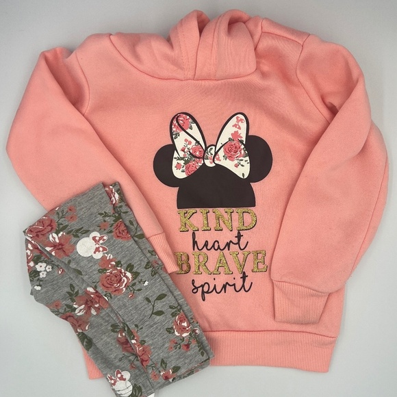 Minnie Mouse Other - Minnie Mouse Matching Set | Hoodie + Leggings 4T | Kind Heart Brave Spirit